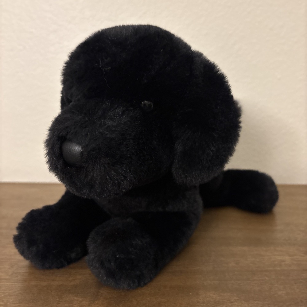 Brewster 10" Black Lab Dog Douglas Stuffed Animal Plush Labrador Retriever Puppy